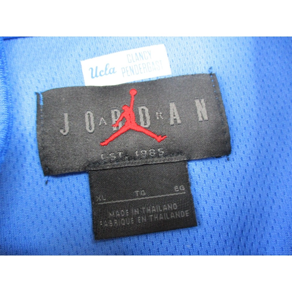 UCLA Bruins Sweatshirt Mens XL Blue NCAA Team Issued Air Jordan 1/4 Zip Pullover - Picture 3 of 13